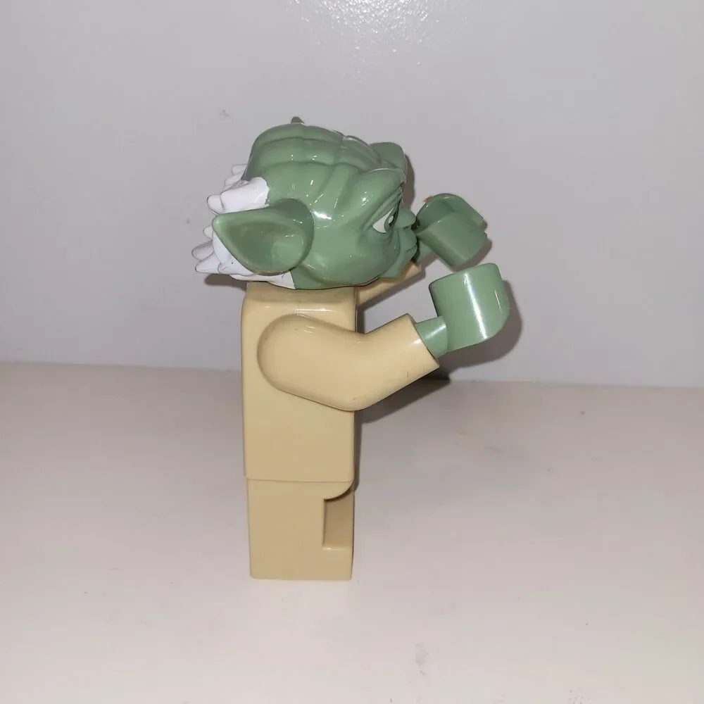 Star Wars Lego Yoda Digital Alarm Clock - Tested & Working